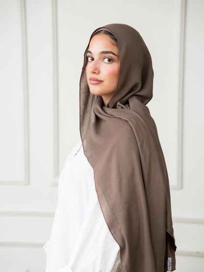 Modal Hijab Set - Mocha