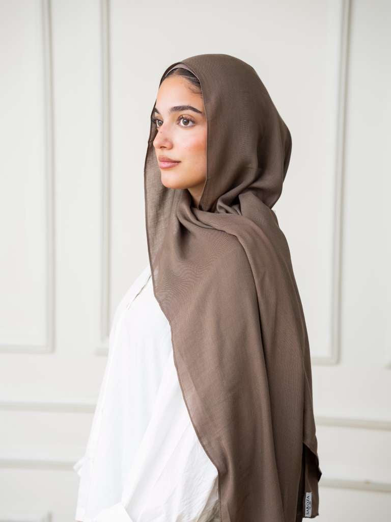 Modal Hijab Set - Mocha