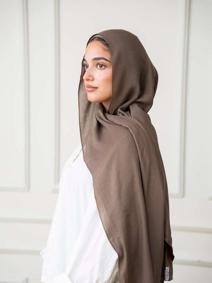 Modal Hijab Set - Mocha