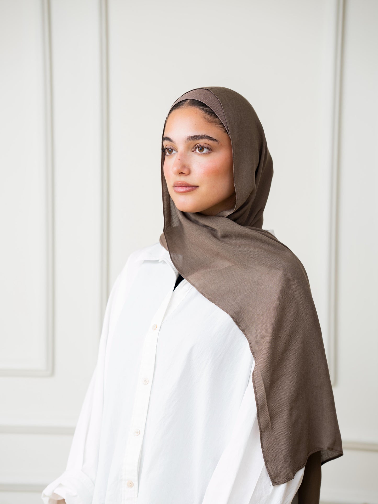 Modal Hijab Set - Mocha