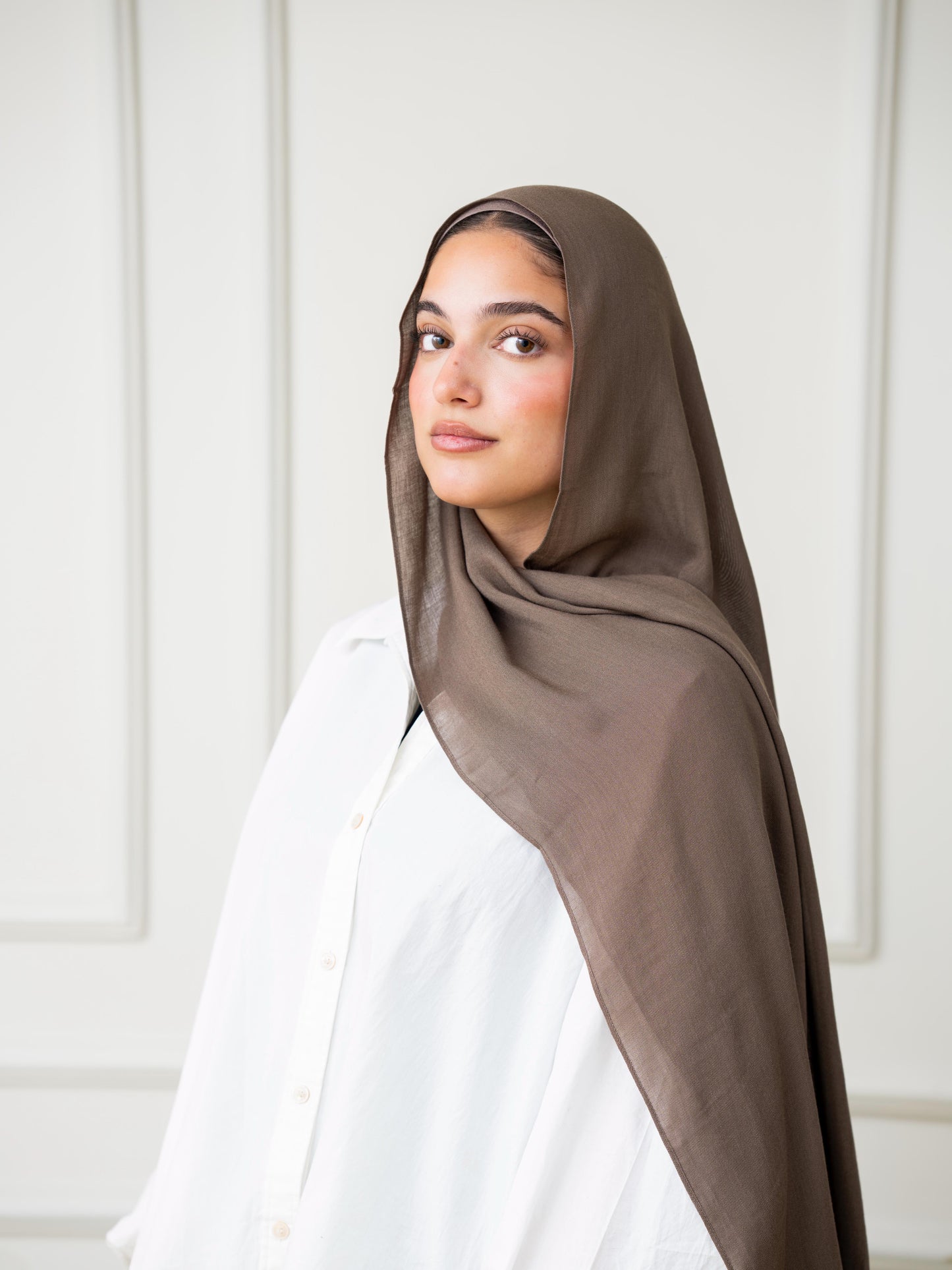 Modal Hijab Set - Mocha