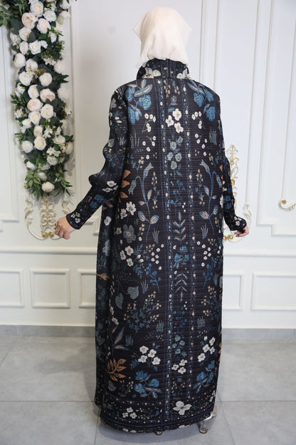 Floral Elegance Abaya