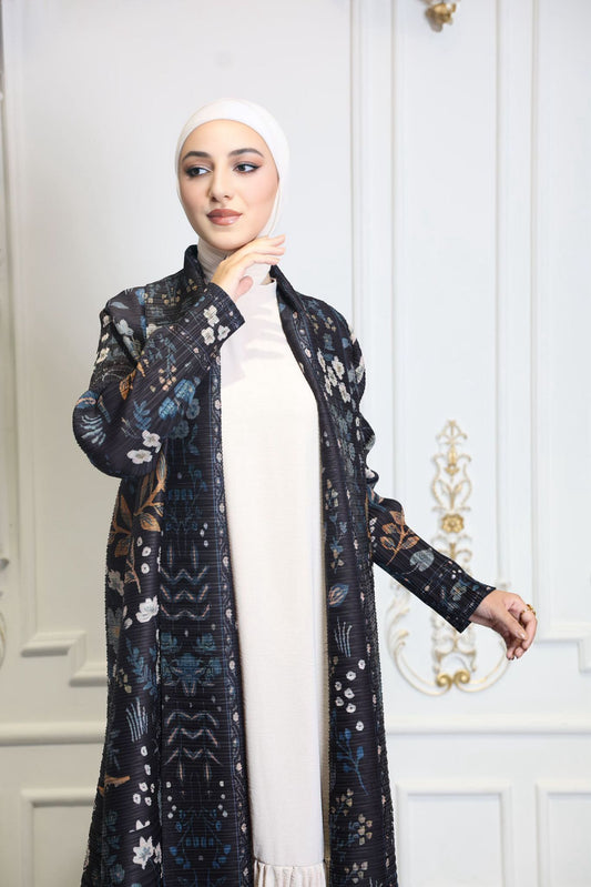 Floral Elegance Abaya