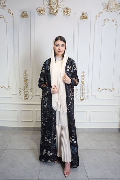 Floral Elegance Abaya